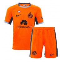 Otroški Nogometni dresi Inter Milan Lautaro Martinez #10 Tretji 2023-24 Kratek Rokav (+ Kratke hlače)